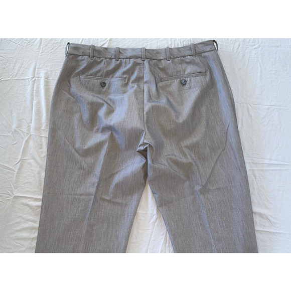 Van Heusen Straight Fit Flex Washable Microfiber Dress Pants, Slacks. 38X28, EUC - Picture 8 of 9